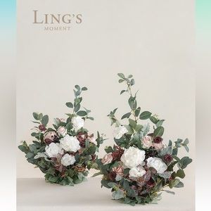 Ling's moment Free-Standing Artificial Flower Arrangement
